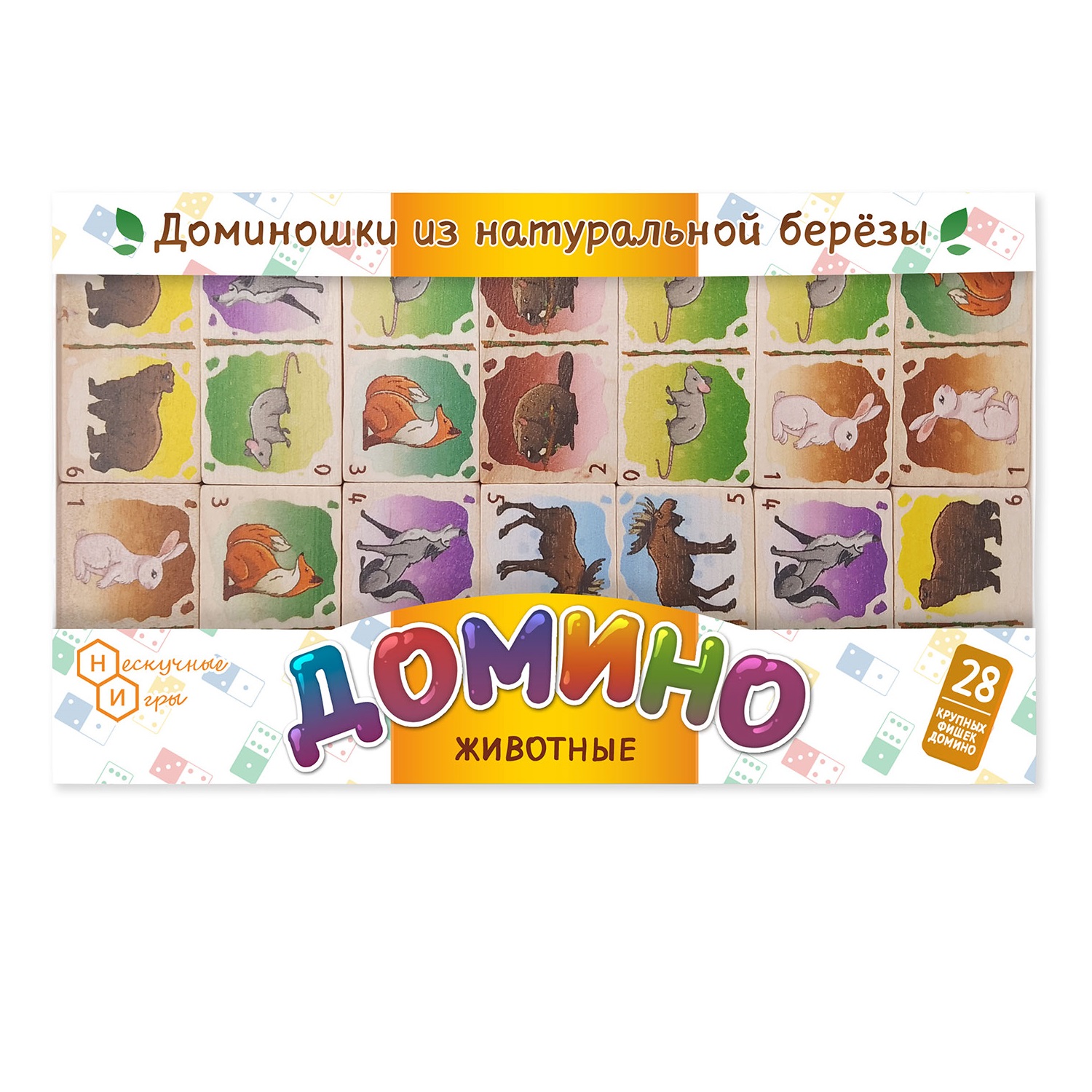 Настольная игра Нескучные игры Домино - фото 1