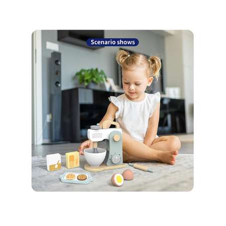 Игрушка Tooky Toy миксер, продукты