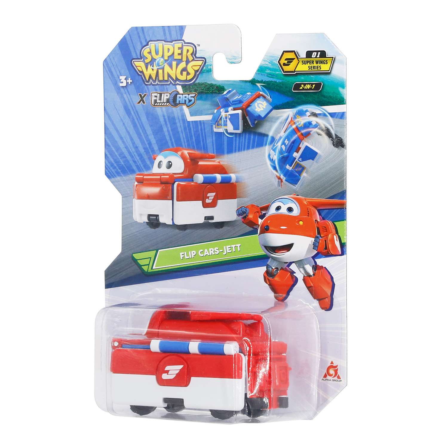 Автомобиль Super Wings Джетт красный EU636301 - фото 4