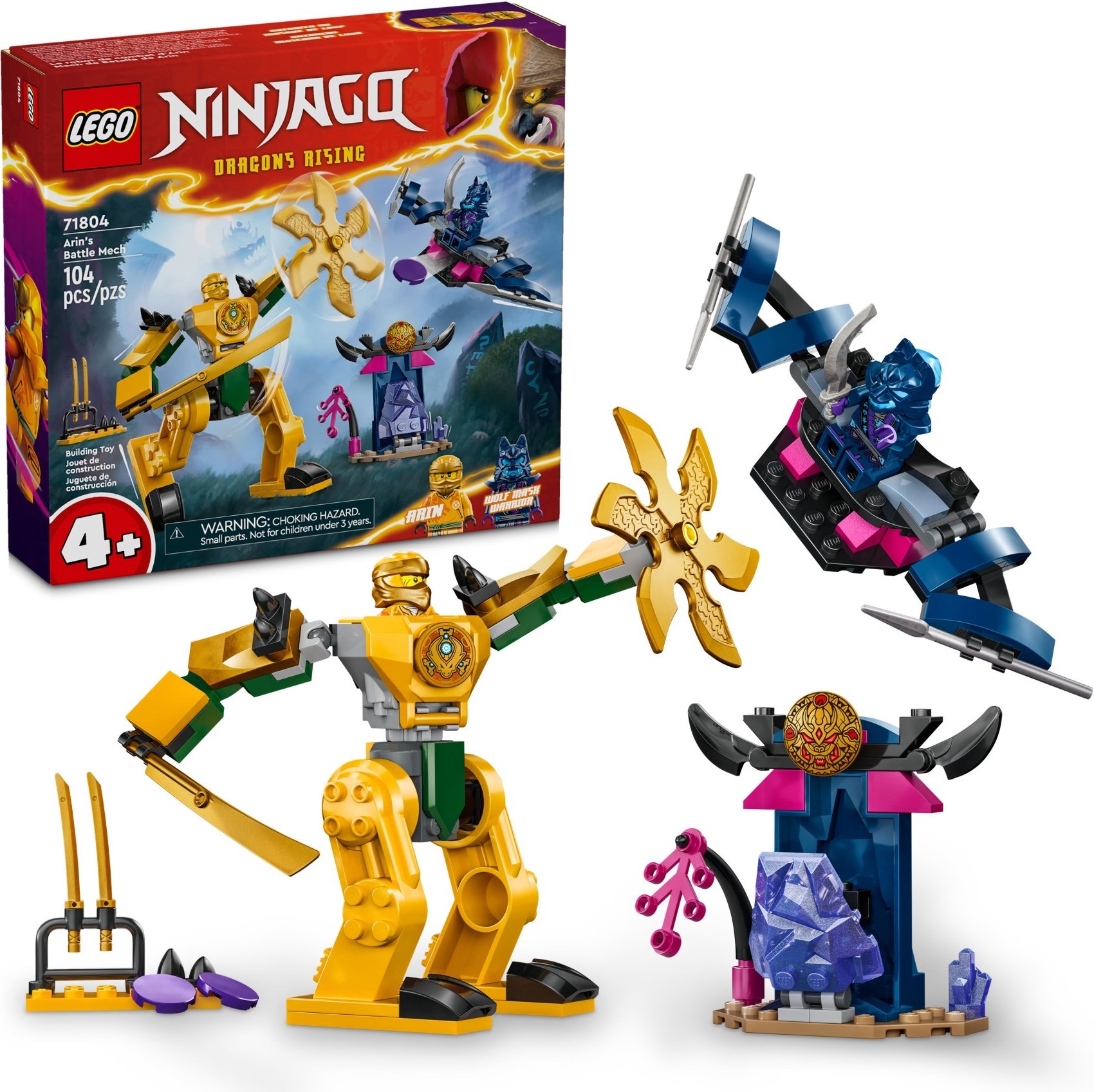 Конструктор LEGO NINJAGO 71804 104 дет. - фото 1