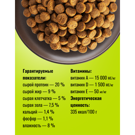 Корм сухой полнорационный EDOGS для собак с говядиной, 15кг
