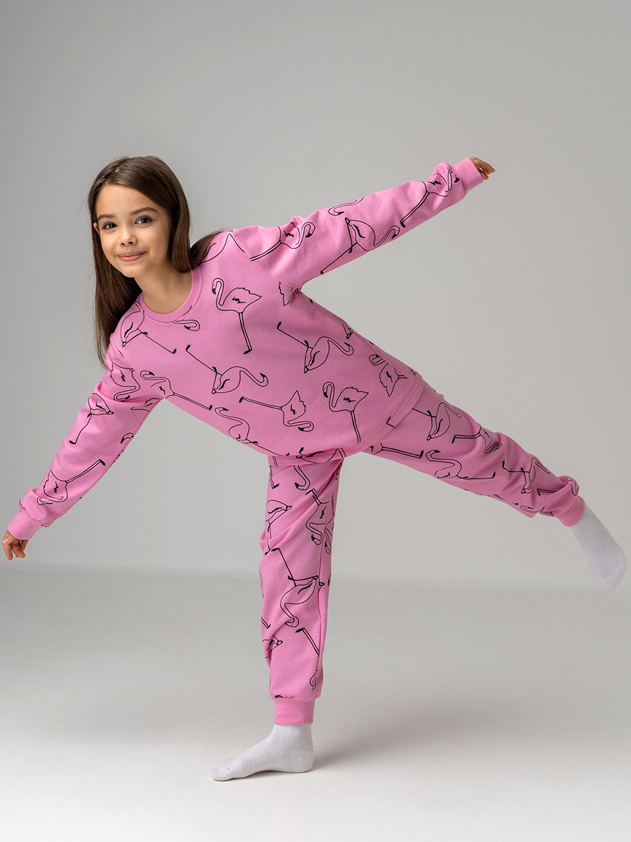Пижама HappyFox HF10056розовый - фото 5