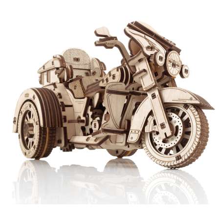 Сборная модель Eco Wood Art (EWA) Мотоцикл Трайк из дерева