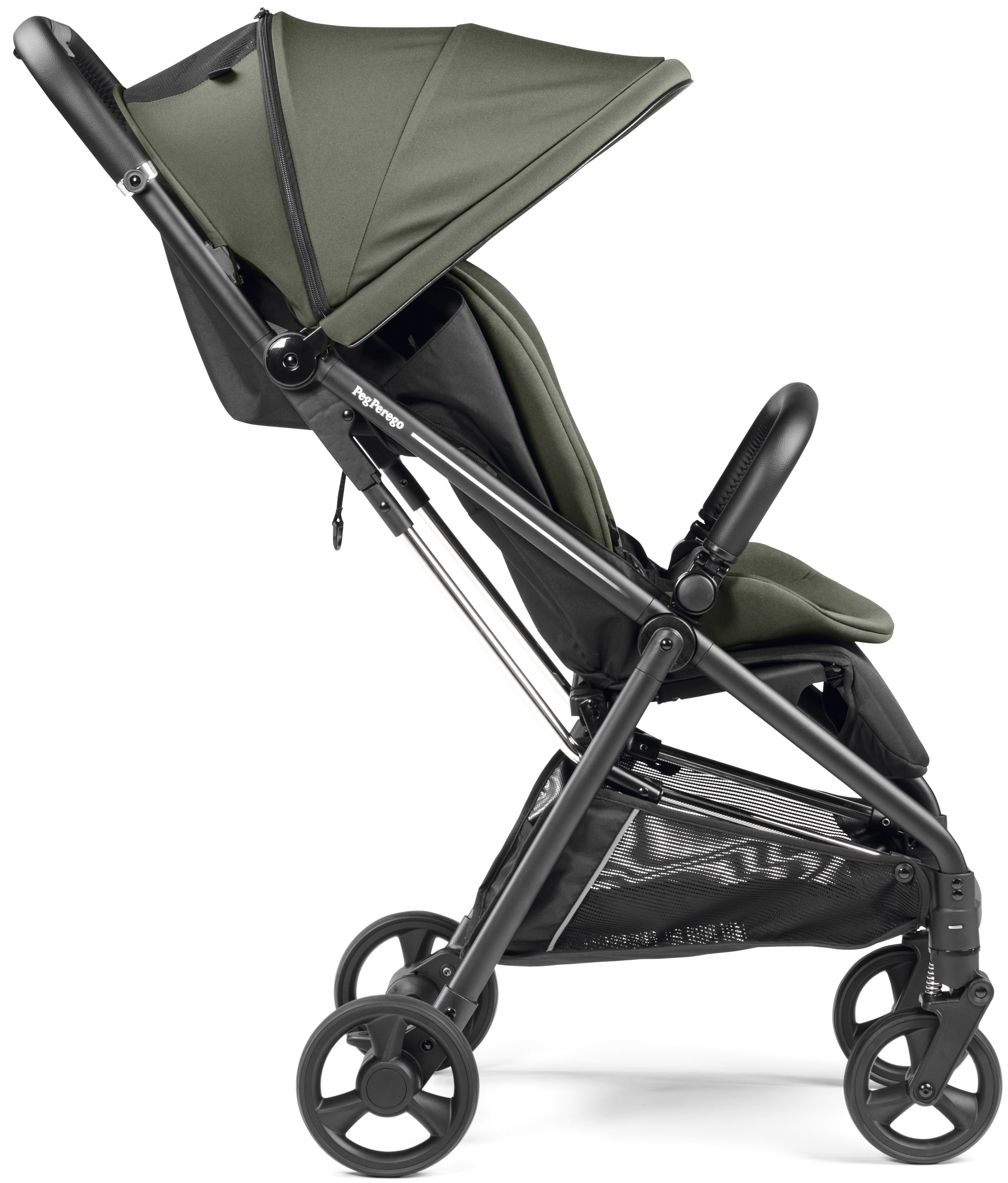 Коляска прогулочная Peg-Perego Selfie Plus зеленый - фото 5