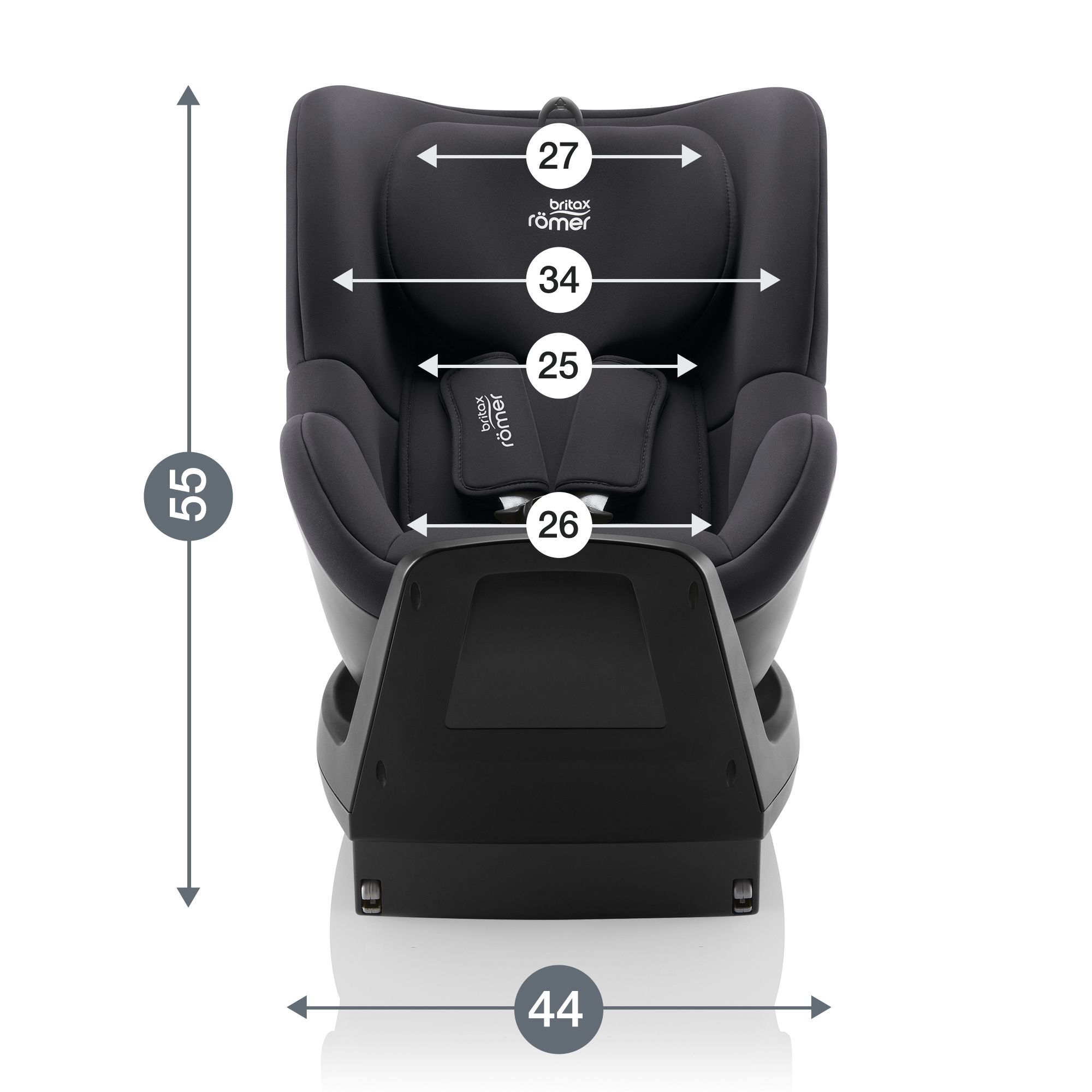 Автокресло Britax Roemer Dualfix M Plus Isofix 0+/1 (0-18 кг) серый - фото 9