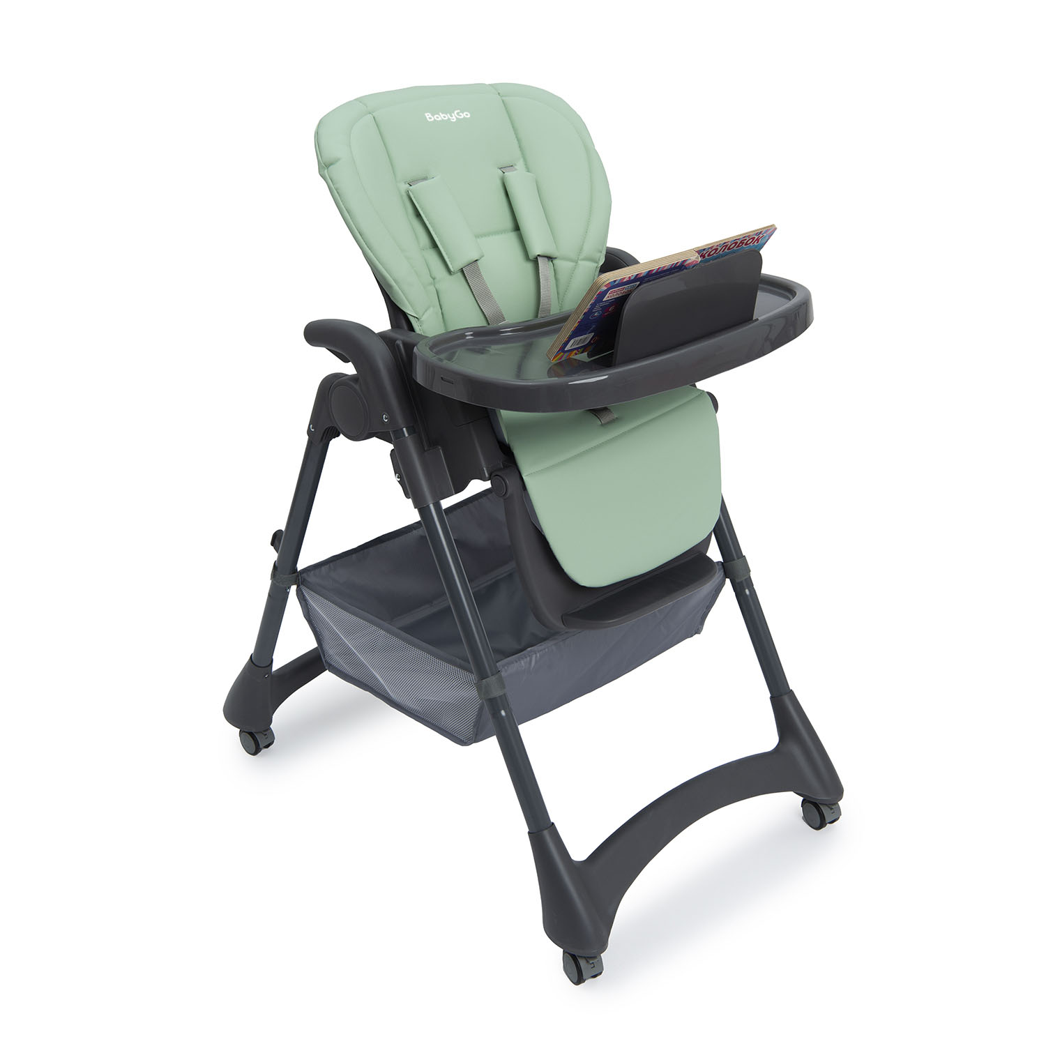 Стульчик для кормления BabyGo Sweet Meals Mint зеленый - фото 17