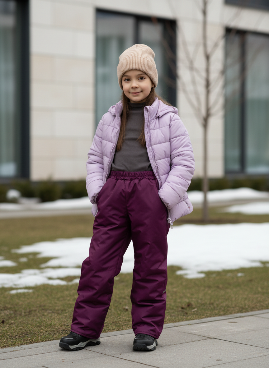 Брюки Arctic kids 10-003/1 пурпур - фото 3