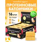 Протеиновые батончики Japan Formula без глазури без сахара набор 16шт