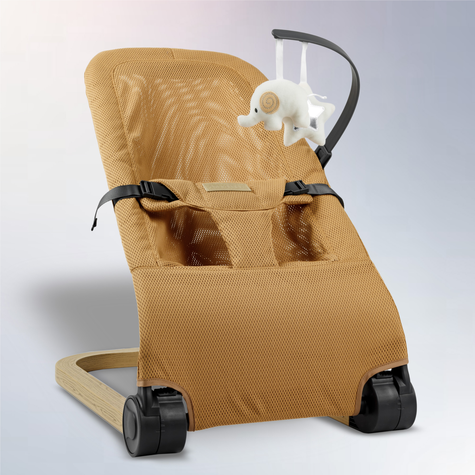 Шезлонг детский Amarobaby Baby relax Бежевый - фото 1