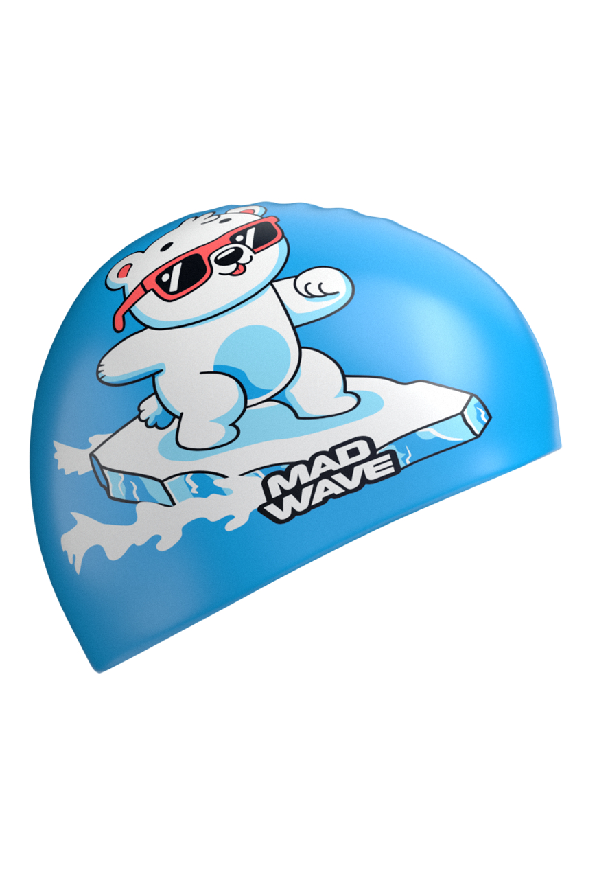 Шапочка для плавания Mad Wave Bear - фото 2