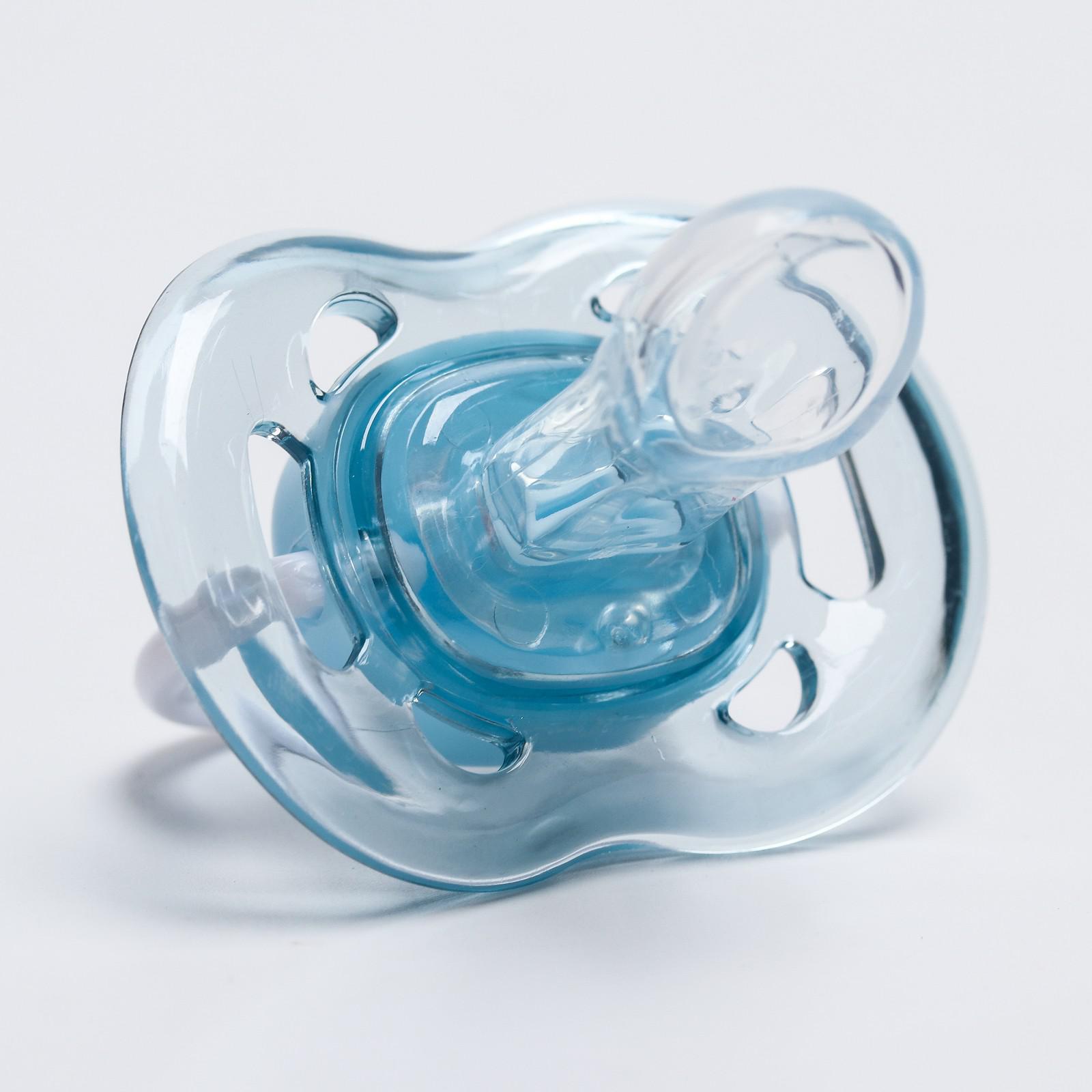 Пустышка Mum and Baby силикон ортодонтическая от 6 мес. 1 шт. - фото 4