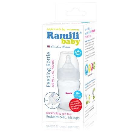 Бутылочка Ramili Anti-Colic 210 мл