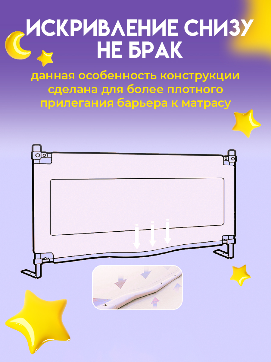 Барьер-ограничитель CINLANKIDS 160 см - фото 3