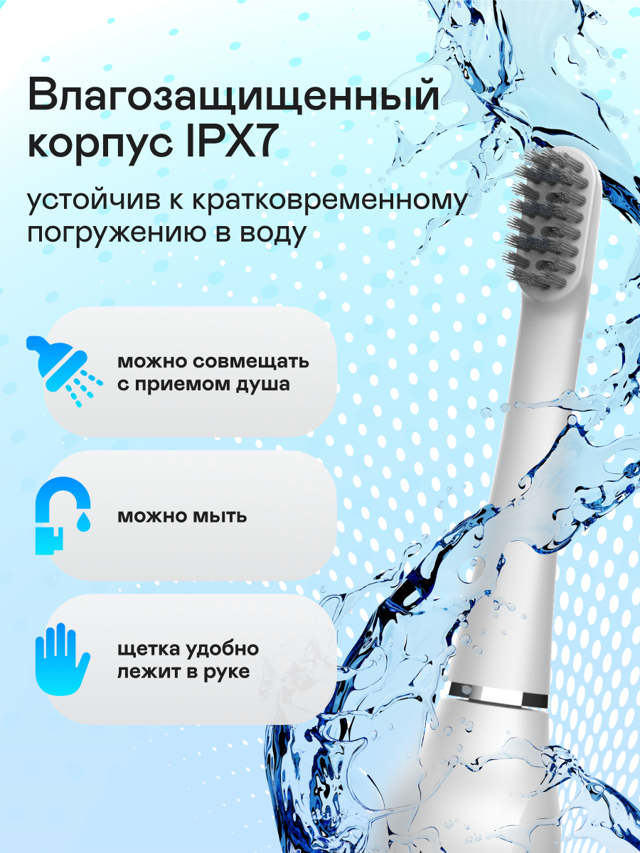 Зубная щетка ультразвуковая GARLYN 1 шт. - фото 7
