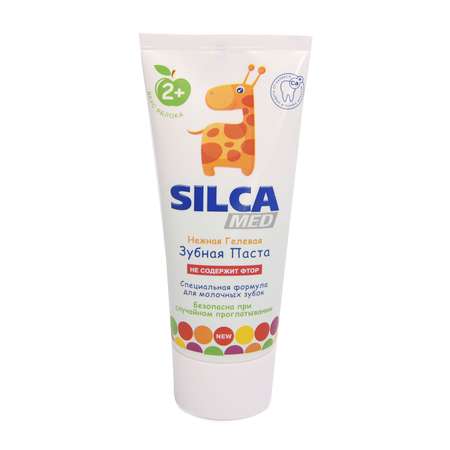 Зубной гель Silca фруктовый, яблоко
