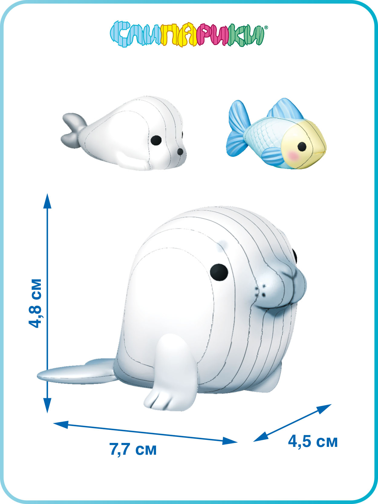 3D пазл-конструктор Слипарики Серия Океан: Тюлень - фото 2