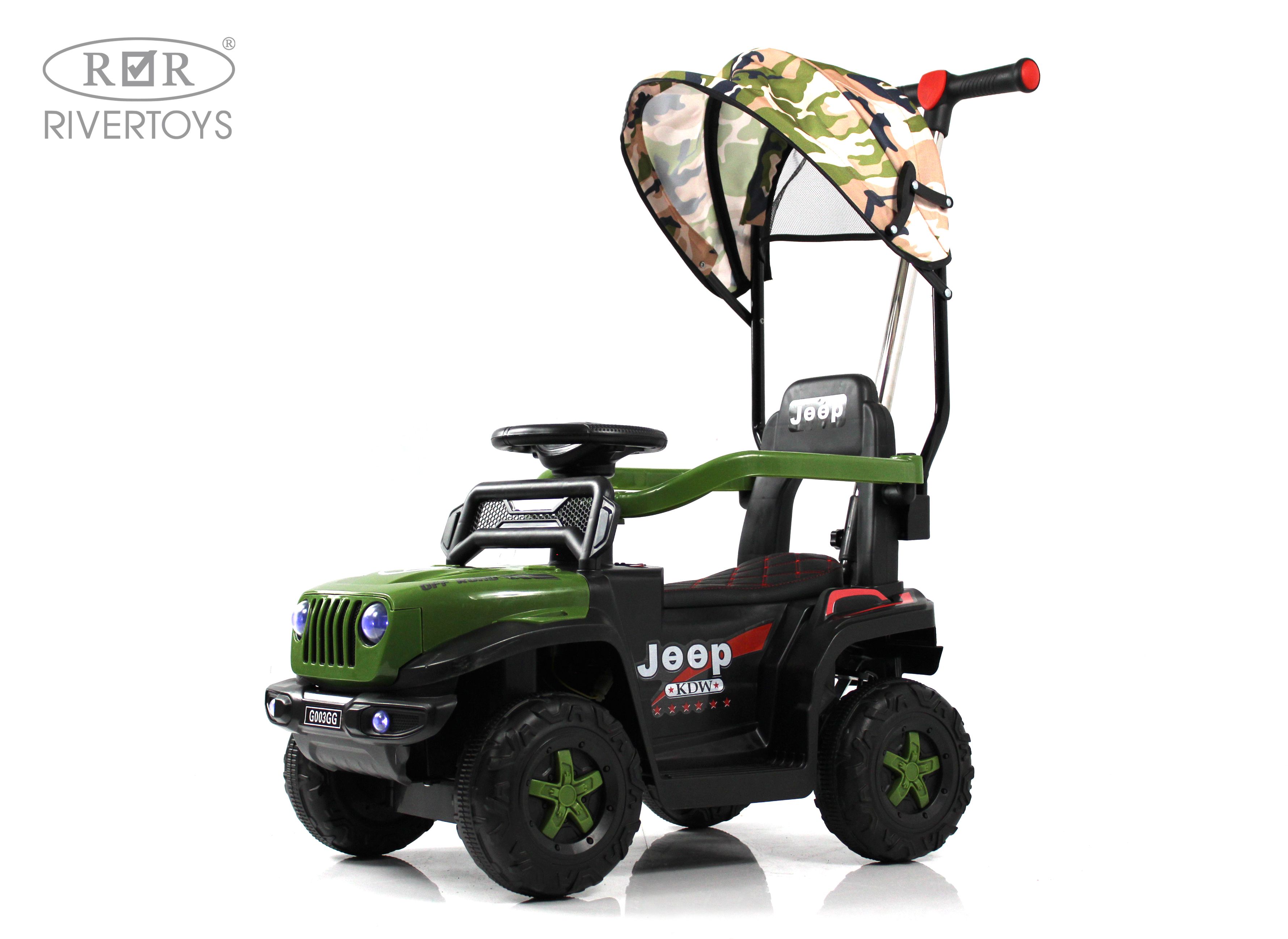 Электромобиль RIVERTOYS G003GG-GREEN С пультом ДУ - фото 1
