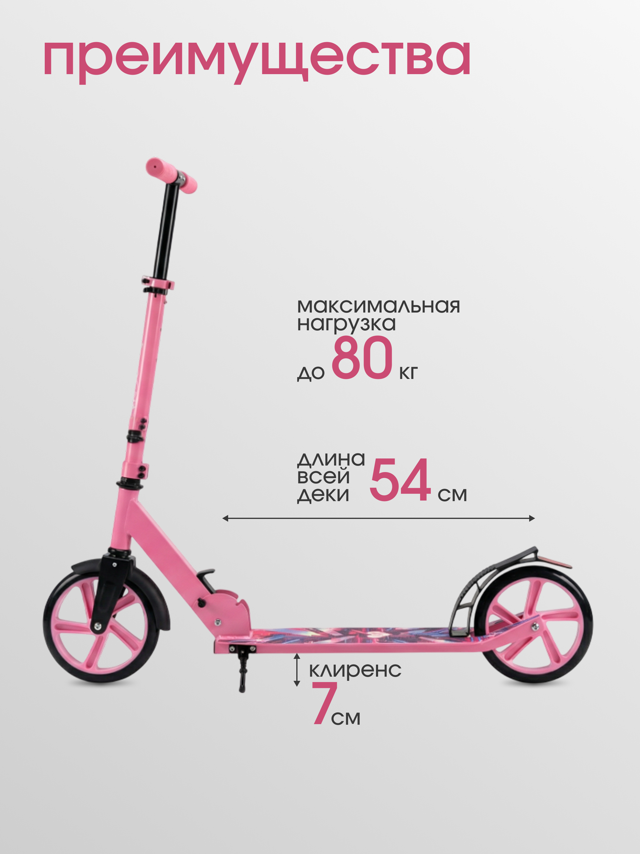 Городской самокат Saimaa двухколесный - фото 5