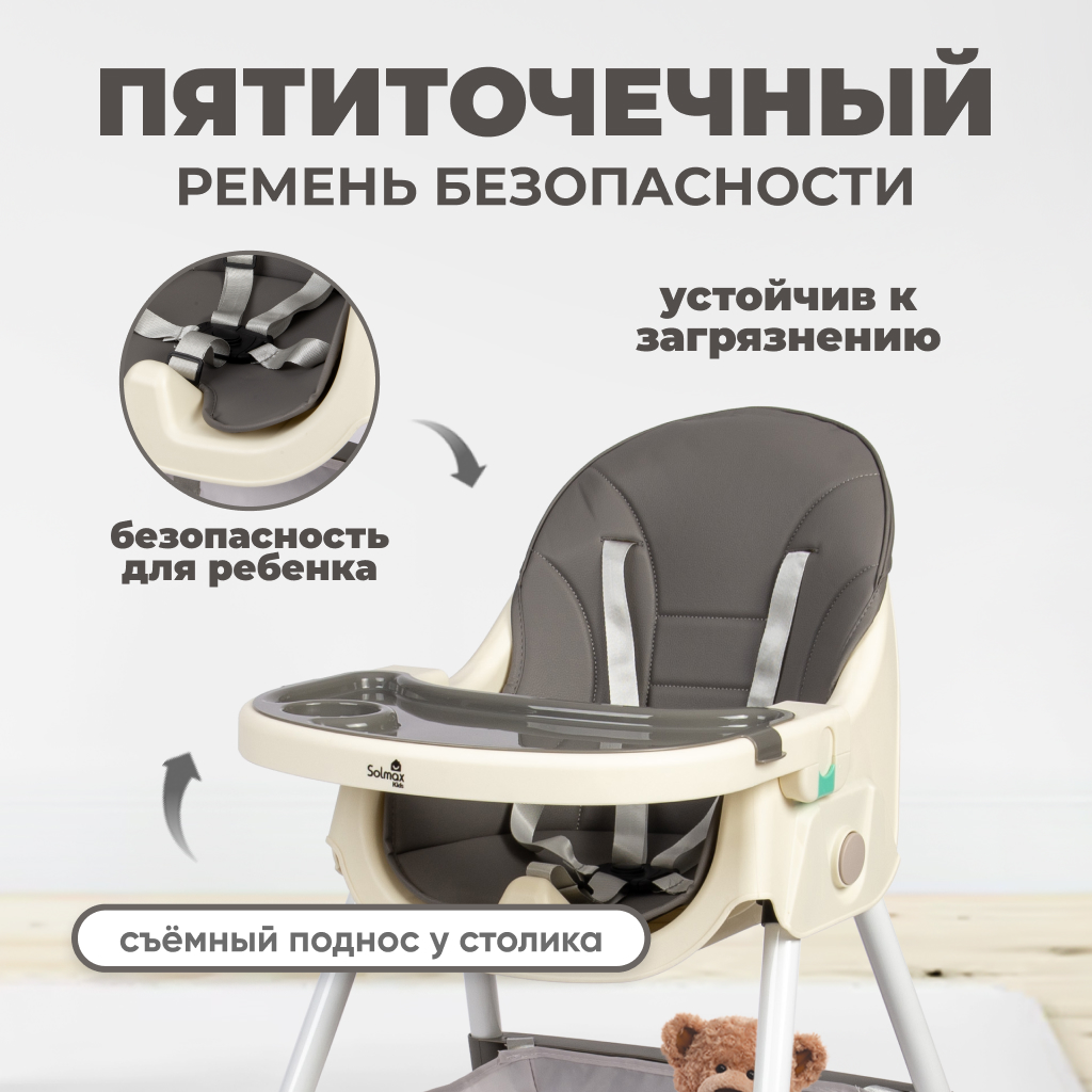 Стульчик для кормления Solmax классический - фото 2