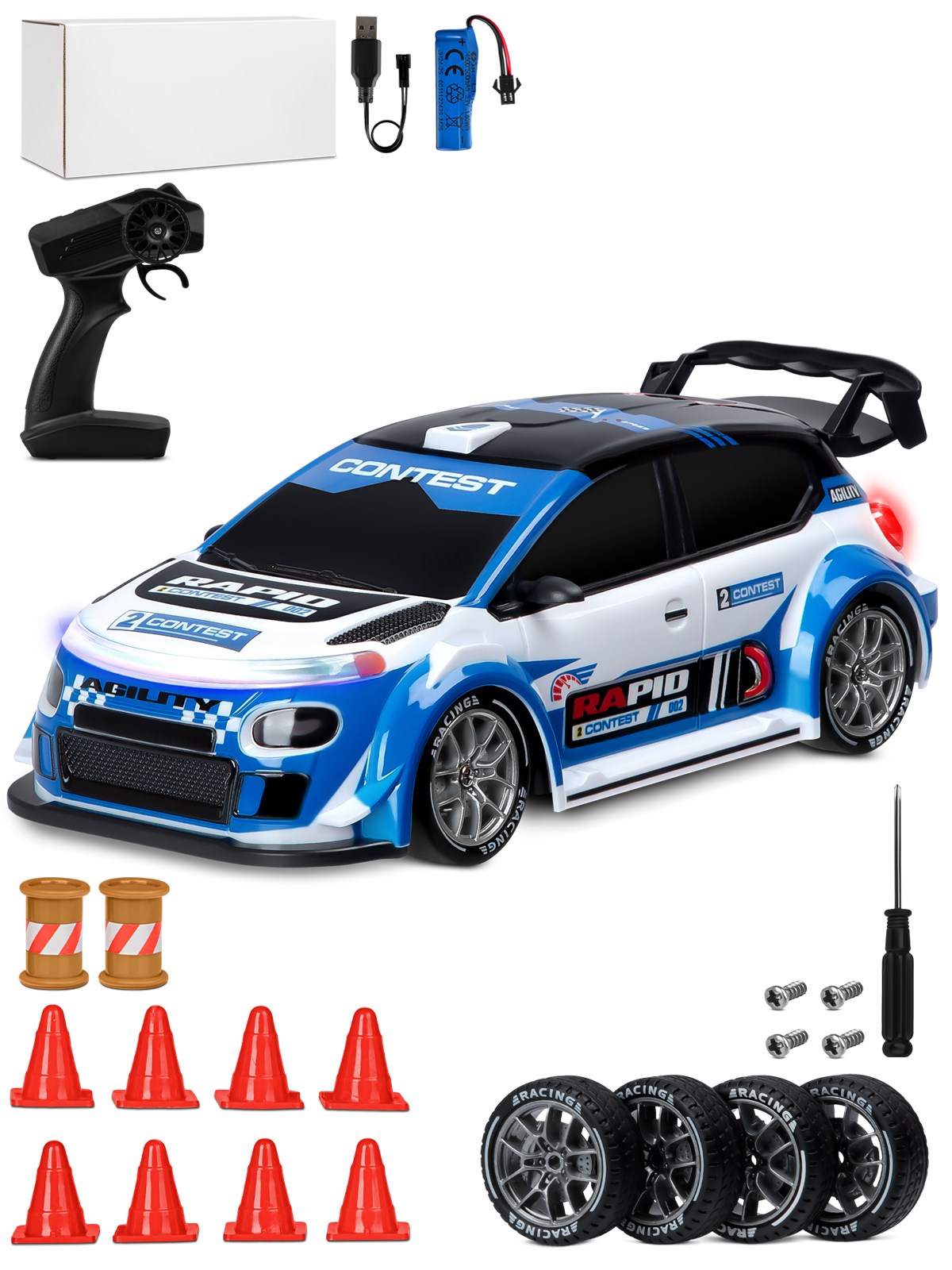 Автомобиль РУ AUTODRIVE для дрифта 1:24 - фото 15