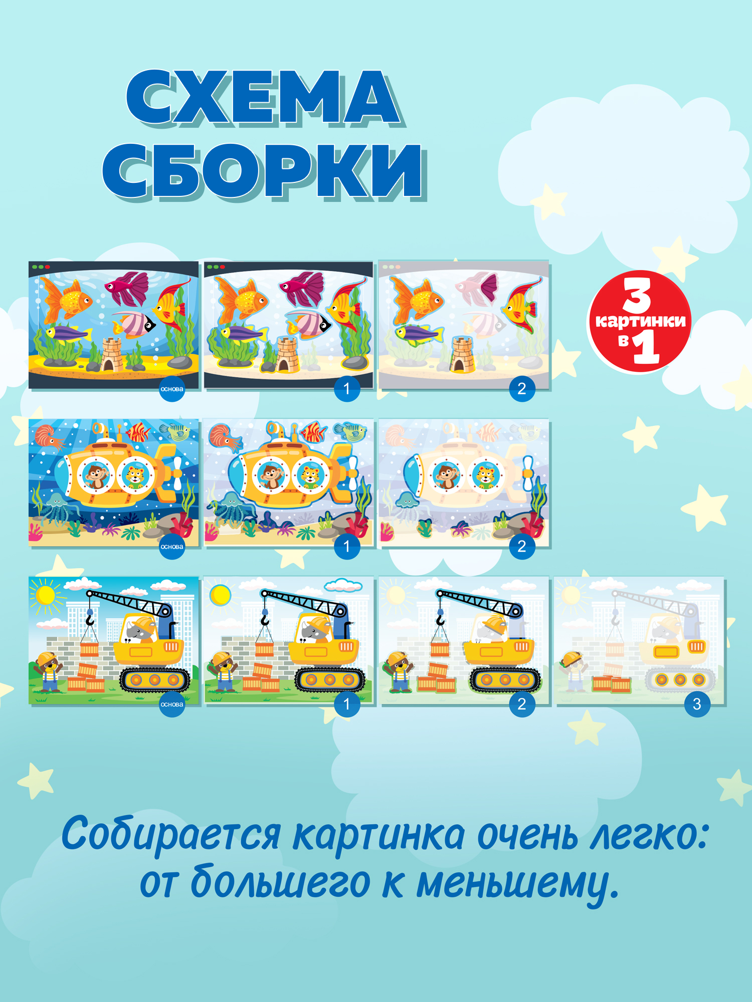 Аппликация Дрофа-Медиа Подводная лодка - фото 6