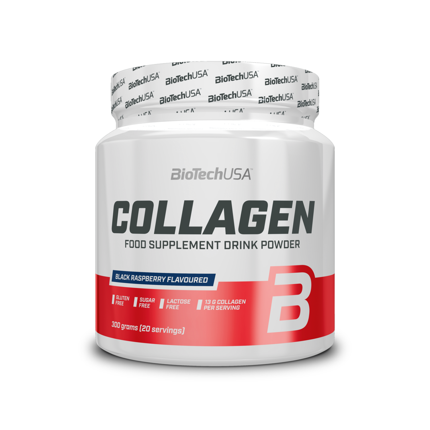 Коллаген BiotechUSA Collagen 300 г. Чёрная малина - фото 12