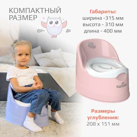 Горшок KidWick Гранд розовый