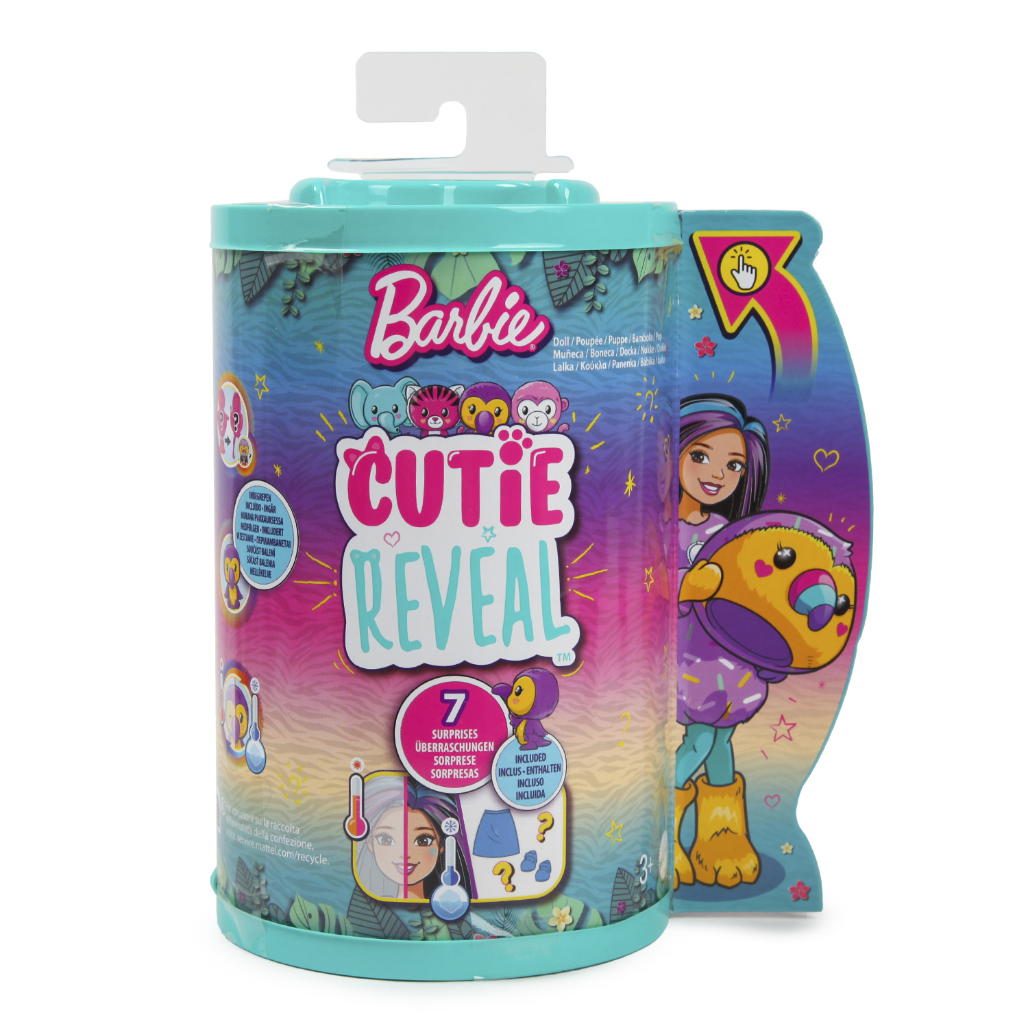 Кукла мини Barbie Cutie Reveal Челси Тукан HKR16 - фото 7