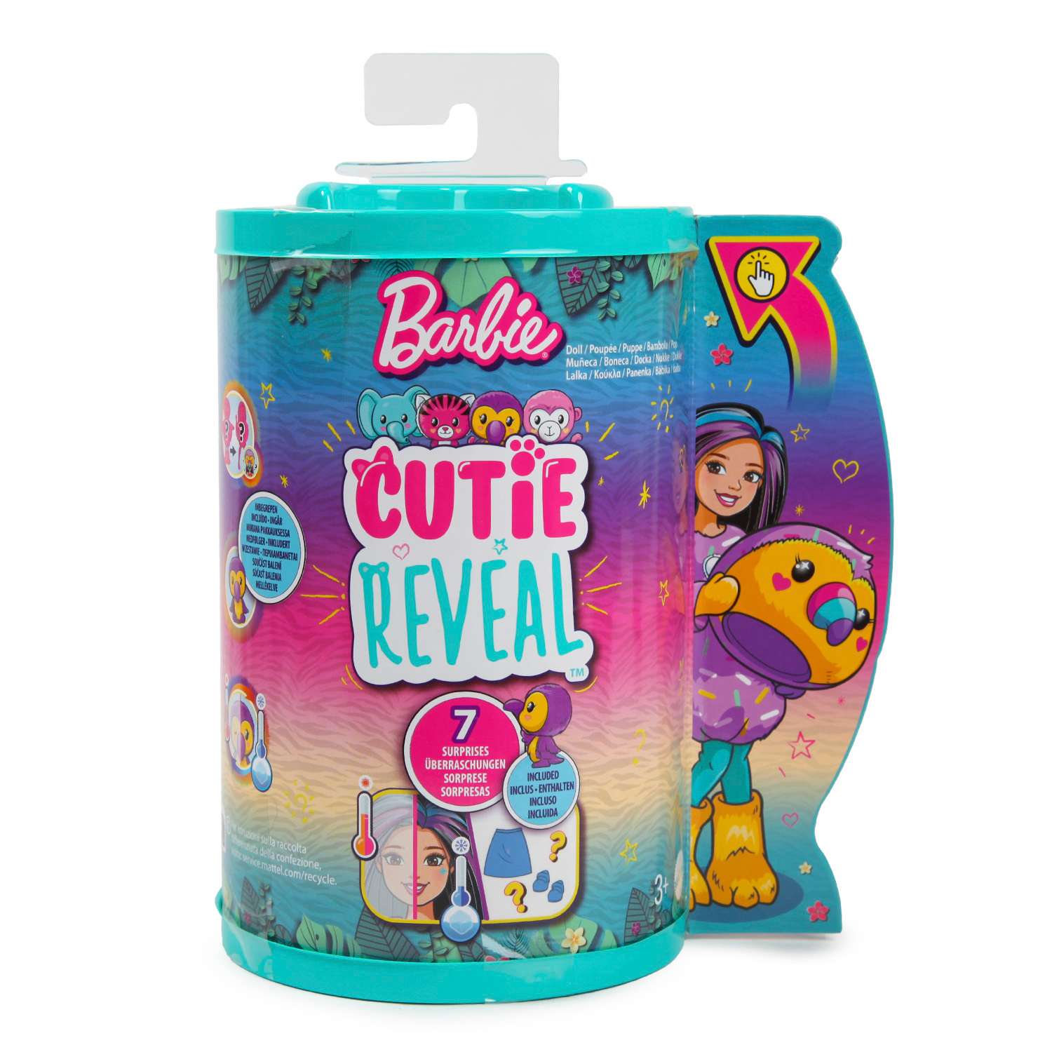 Кукла мини Barbie Cutie Reveal Челси Тукан HKR16 - фото 7