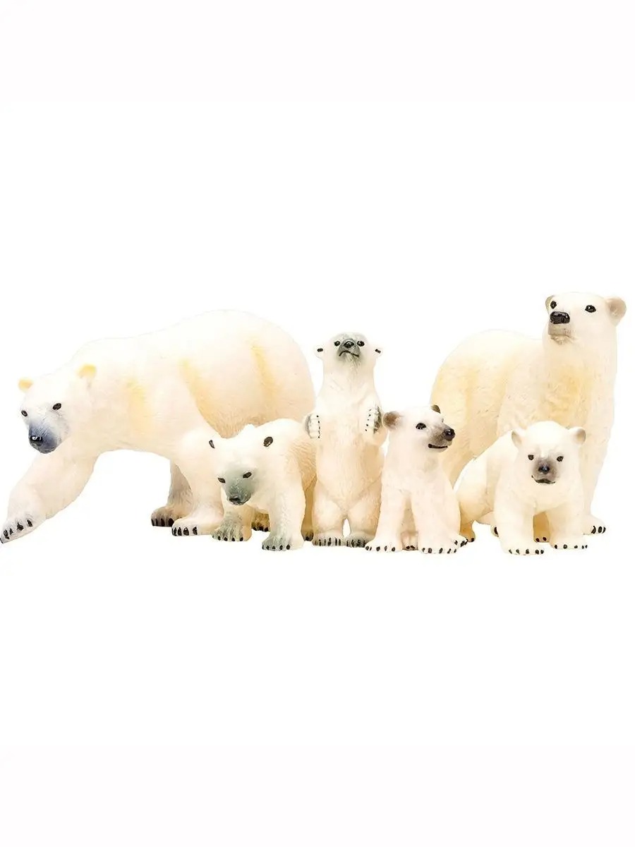 Игровой набор Masai Mara Семья белых медведей - фото 4
