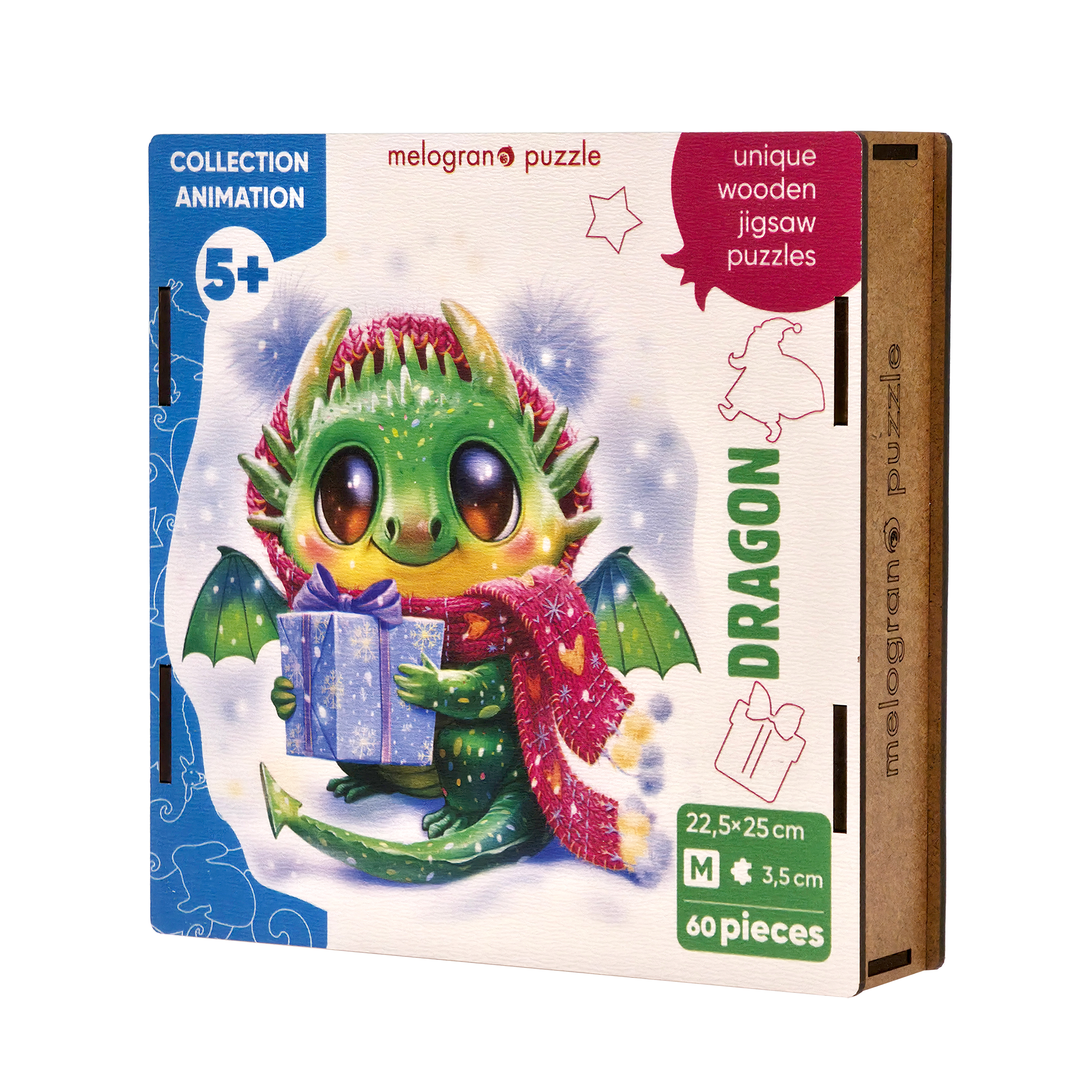 Пазл Melograno puzzle деревянный - фото 13