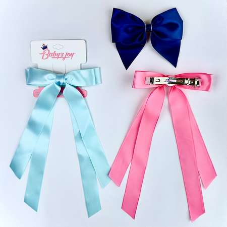 Заколка с бантом для волос Babys Joy BN25