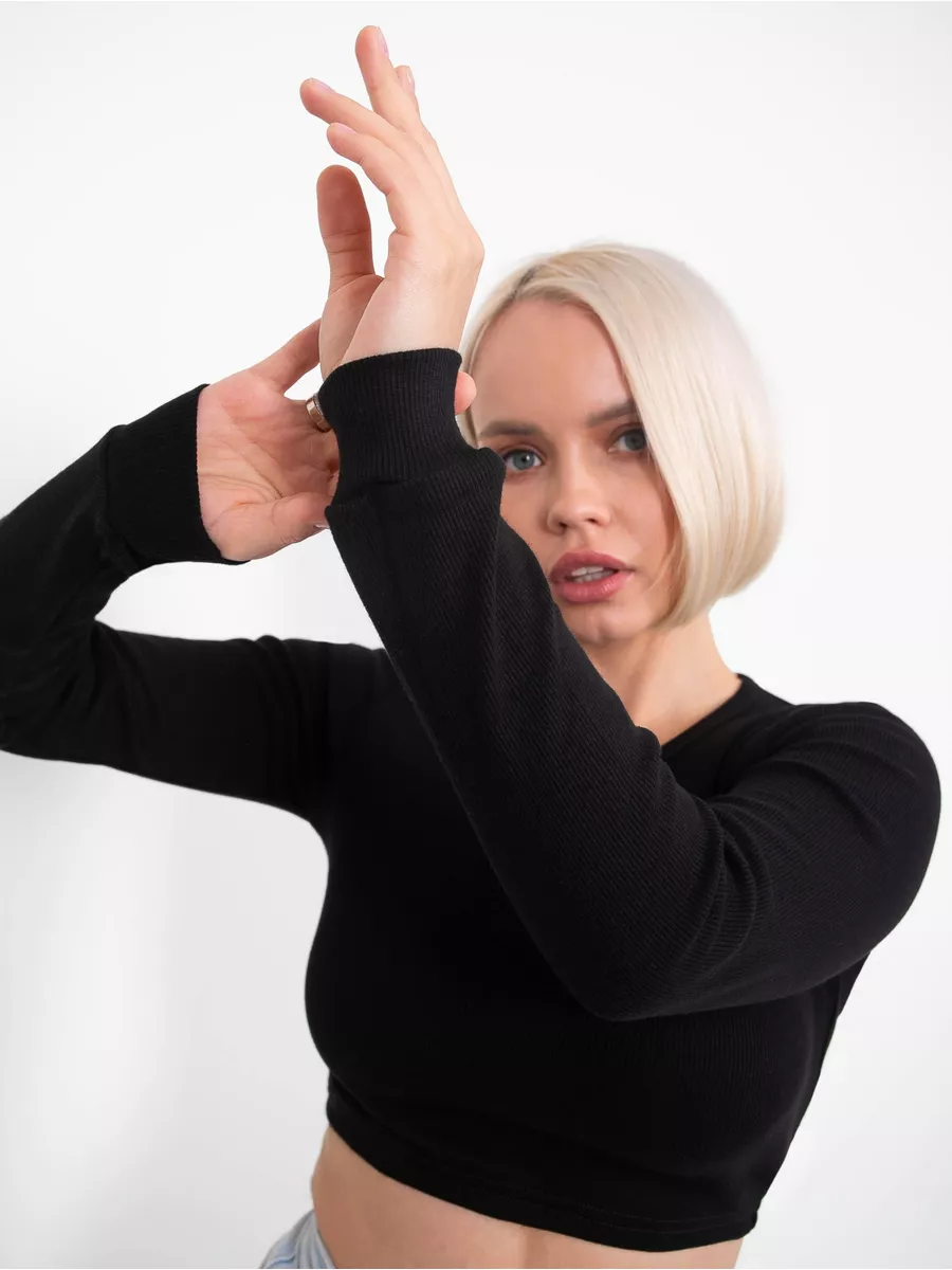 Топ-лонгслив MY BUY MB6374Ч - фото 12