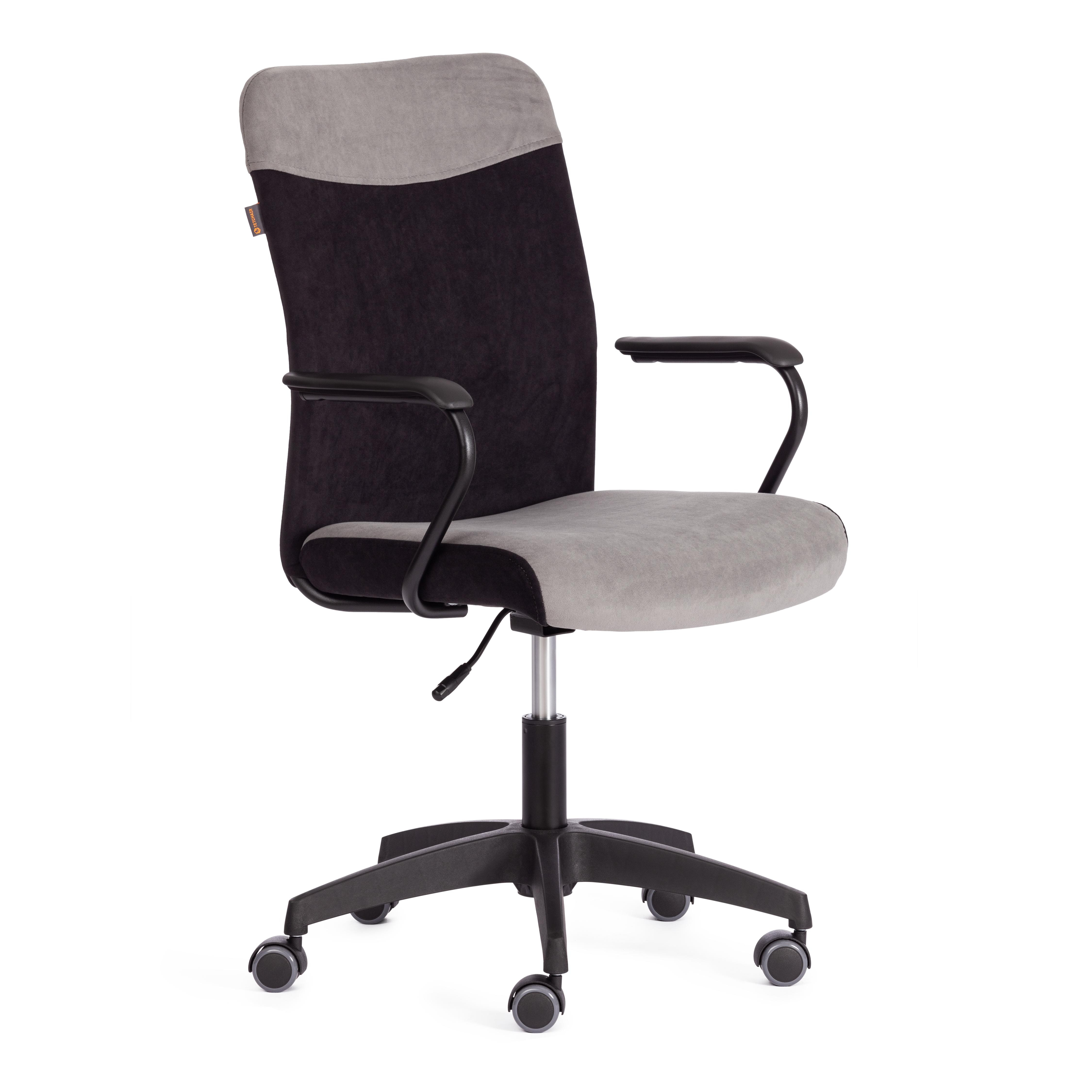 Компьютерное кресло TETCHAIR Флай флок серый черный - фото 2
