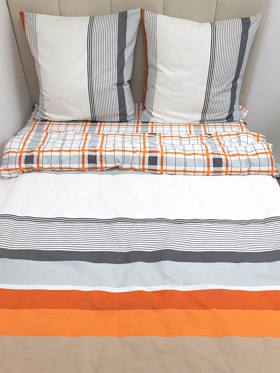 Комплект постельного белья BRAVO поплин Аранса полутораспальный 4 предм. - фото 11