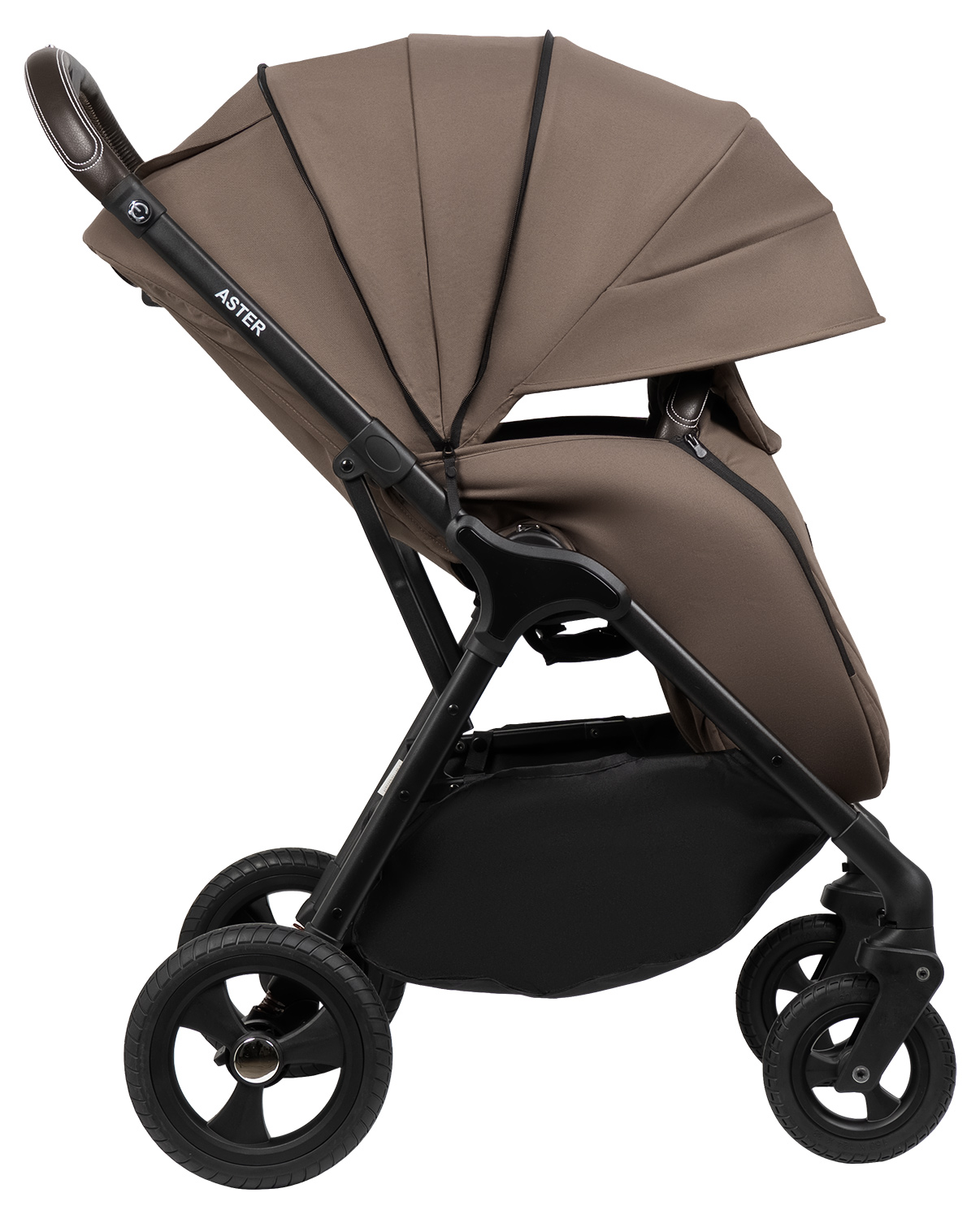 Коляска прогулочная Aimile Астра / Aster коричневый - фото 16