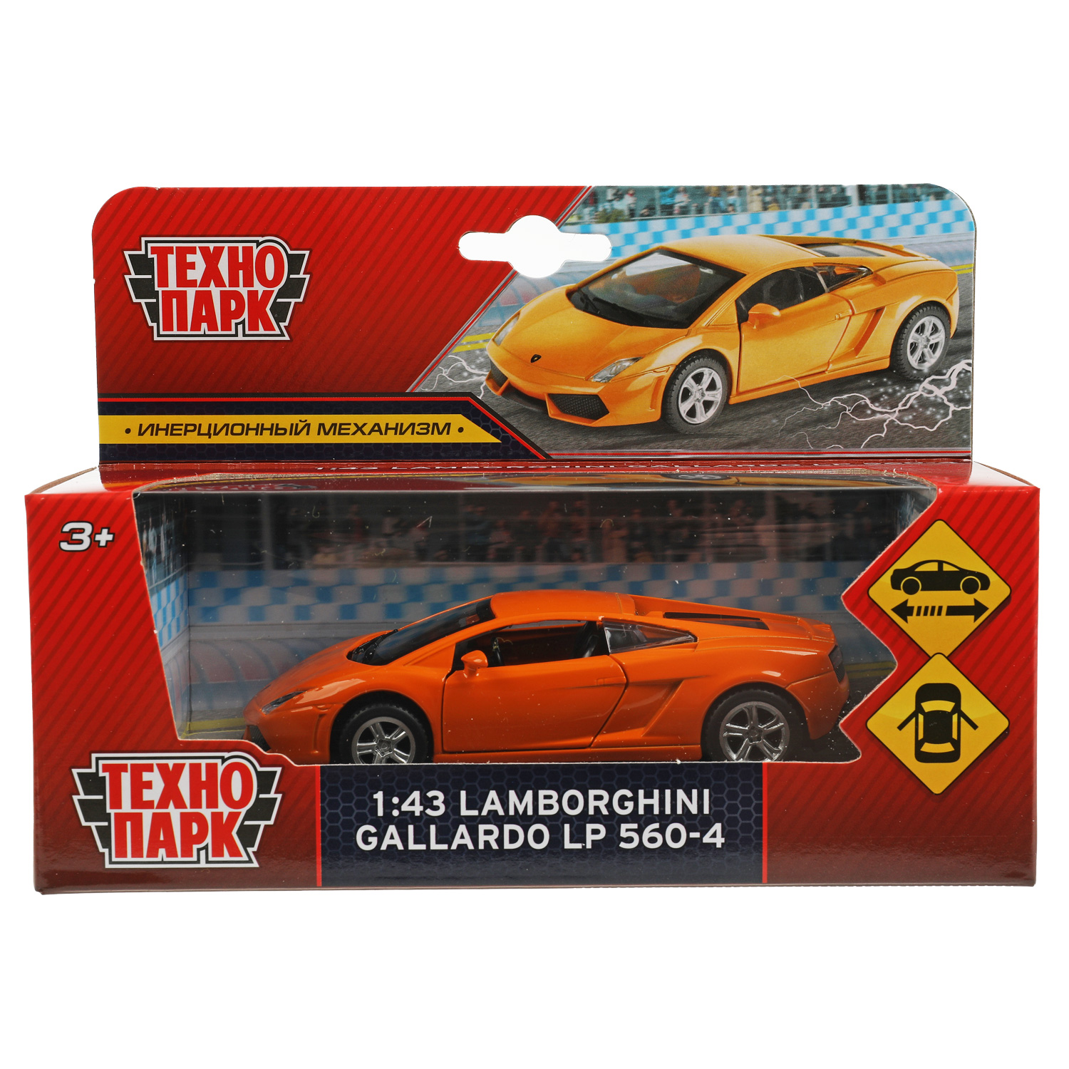 Автомобиль Технопарк Lamborghini 1:43 350623 - фото 1