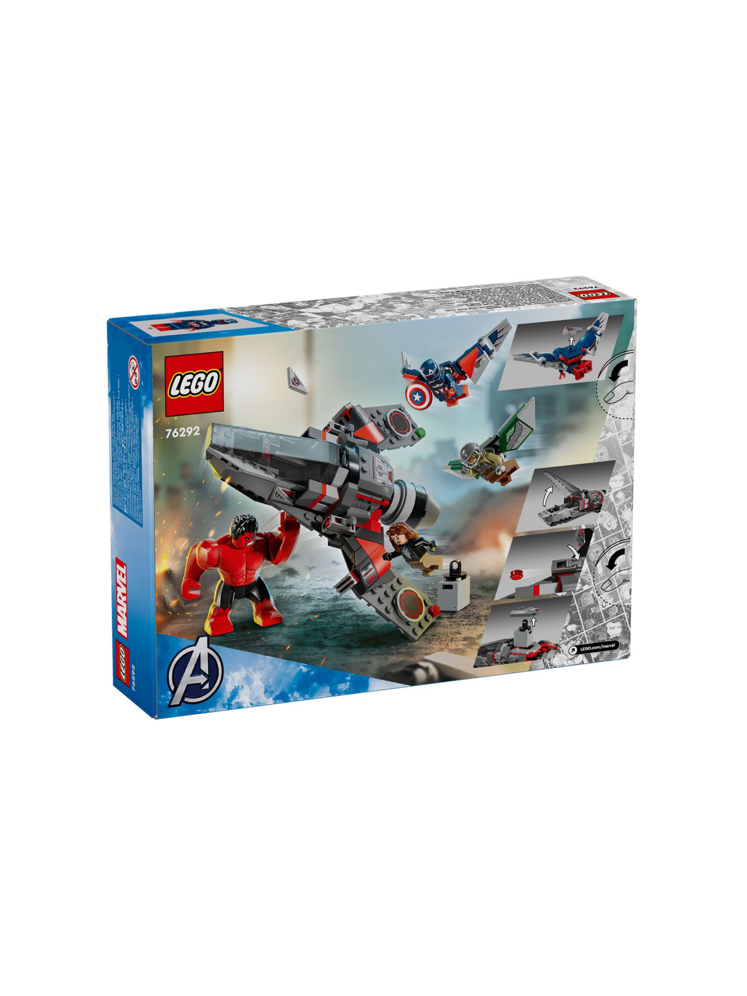 Конструктор LEGO Marvel Super Heroes Капитан Америка 174 дет. - фото 4