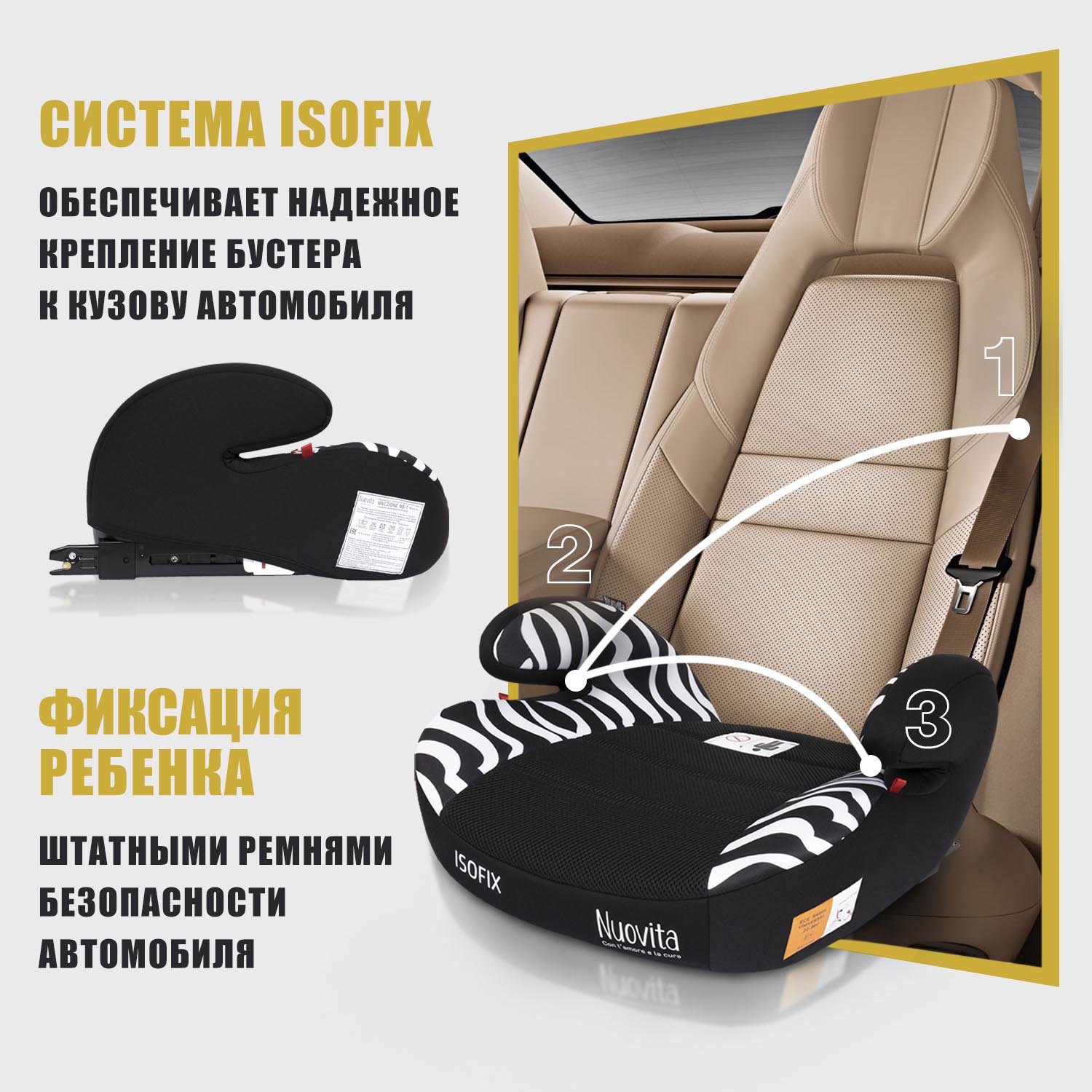 Автокресло Nuovita Maczione NBi-1 Isofix 3 (22-36 кг) - фото 5