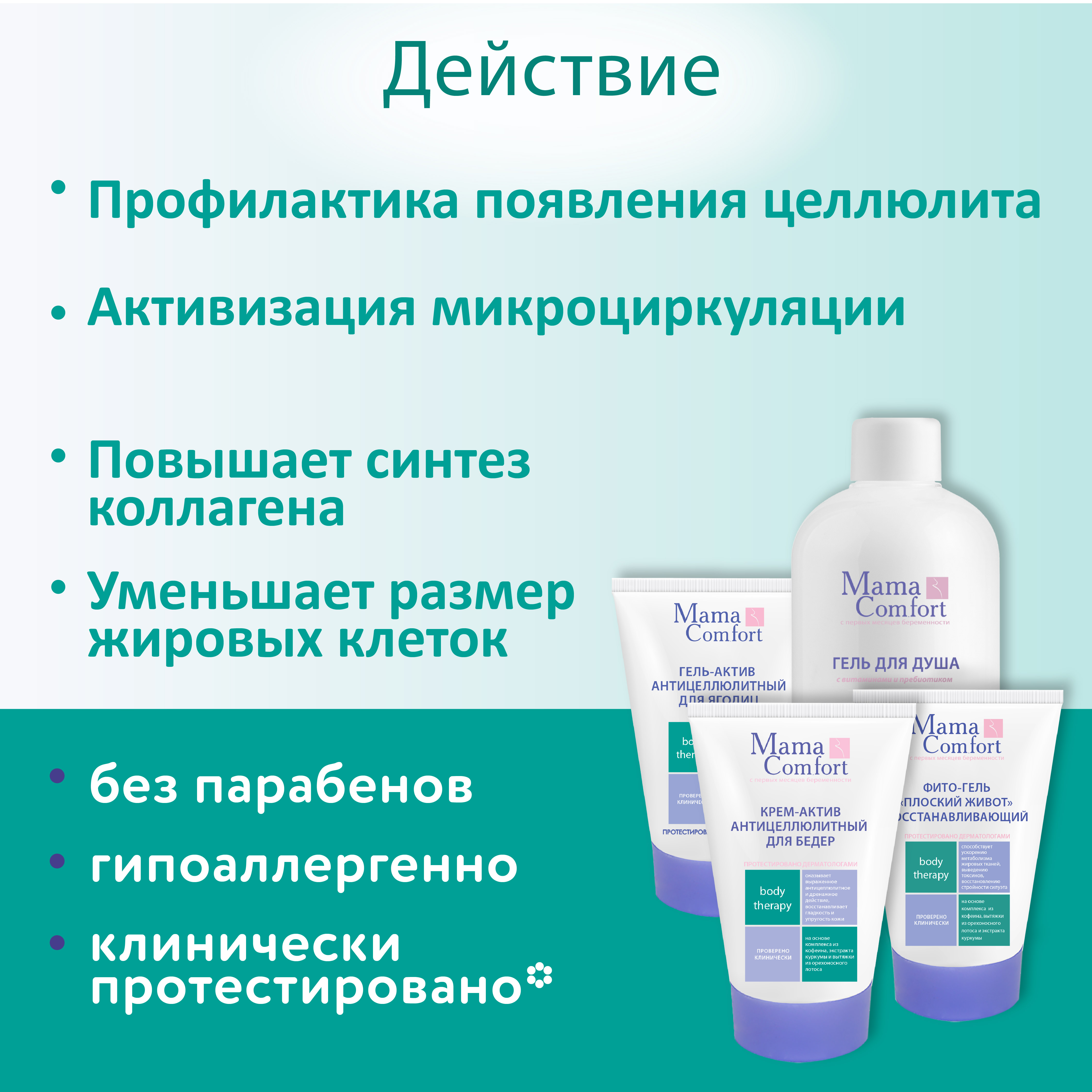 Набор средств Mama Com.fort Антицеллюлитный 600 мл - фото 2