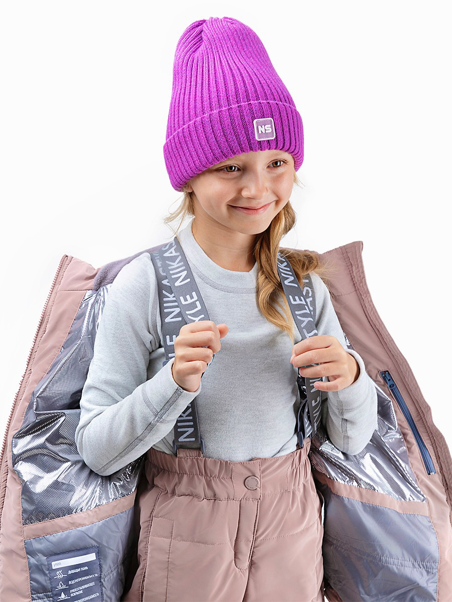 Куртка и брюки NIKASTYLE 7з8424 какао - фото 5