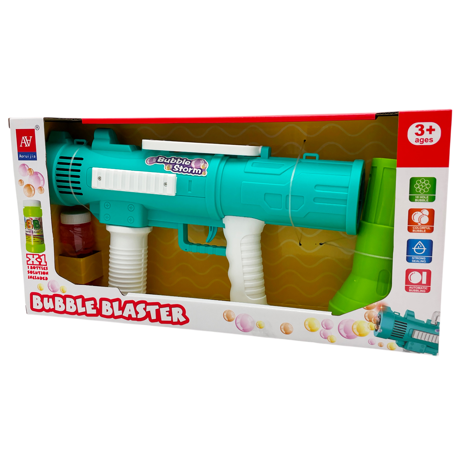 Пистолет для выдувания Zhorya Бластер Bubble Blaster - фото 7