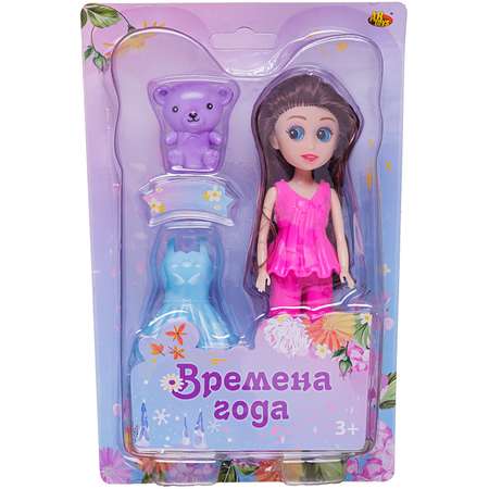 Кукла модельная Abtoys Времена года высота 17 см