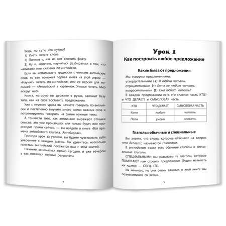 Книга Феникс Английский в картинках. Учимся говорить