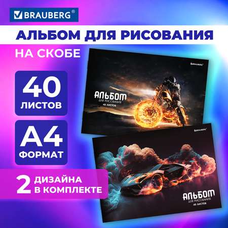 Альбом Brauberg А4 40 лист. 2 шт.
