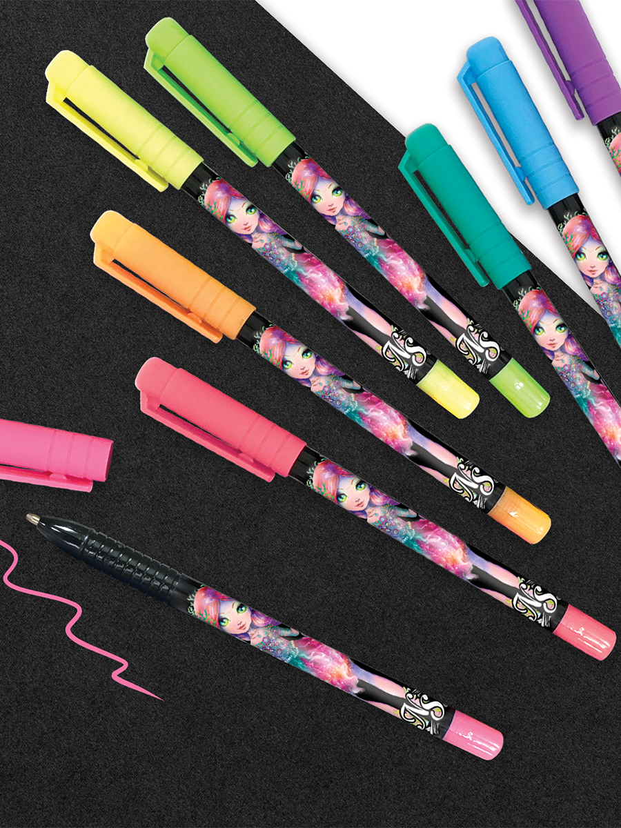 Ручка гелевая Nebulous Stars 8 шт. - фото 5