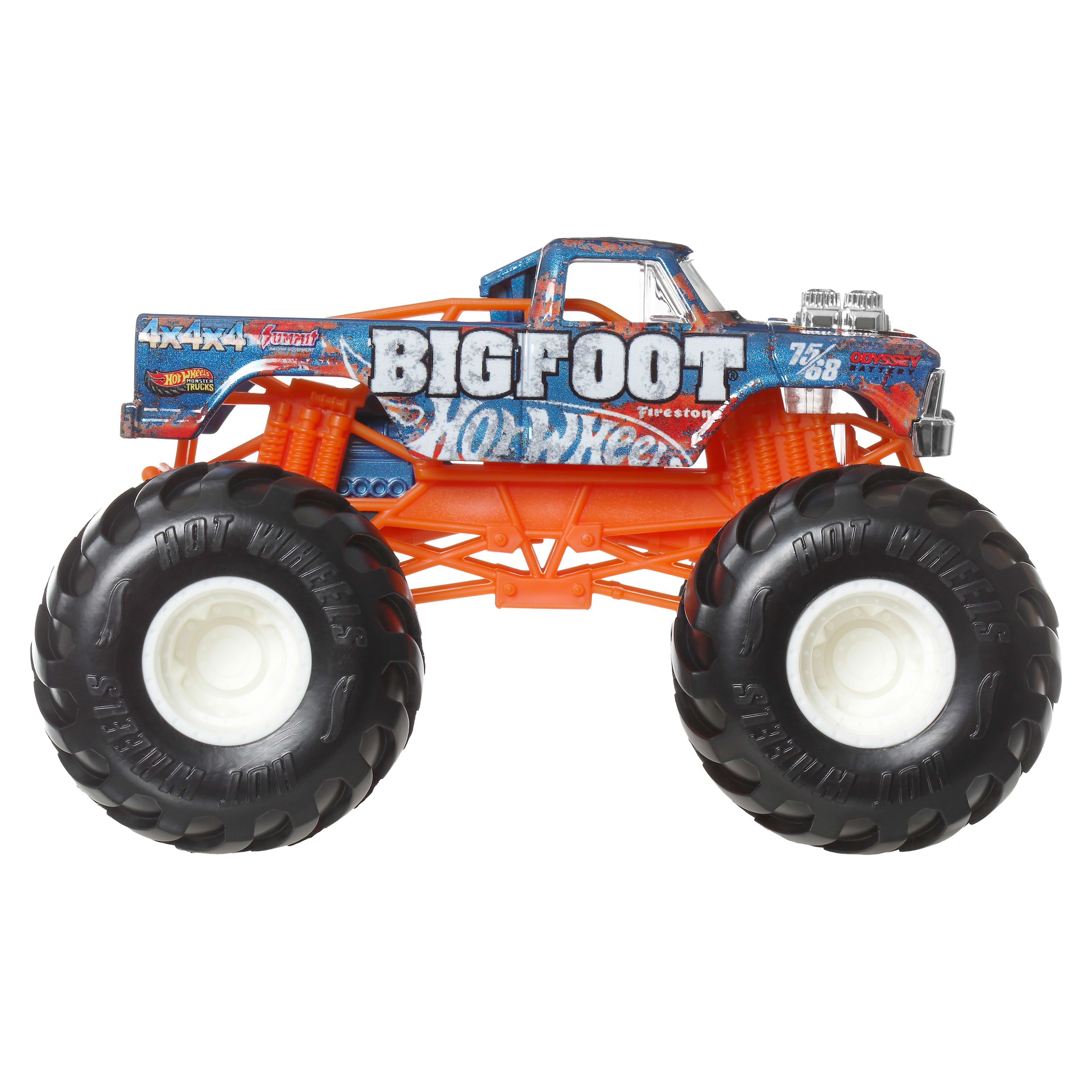 Монстр-трак Hot Wheels Monster Trucks 1:24 FYJ83/JDR11 - фото 4