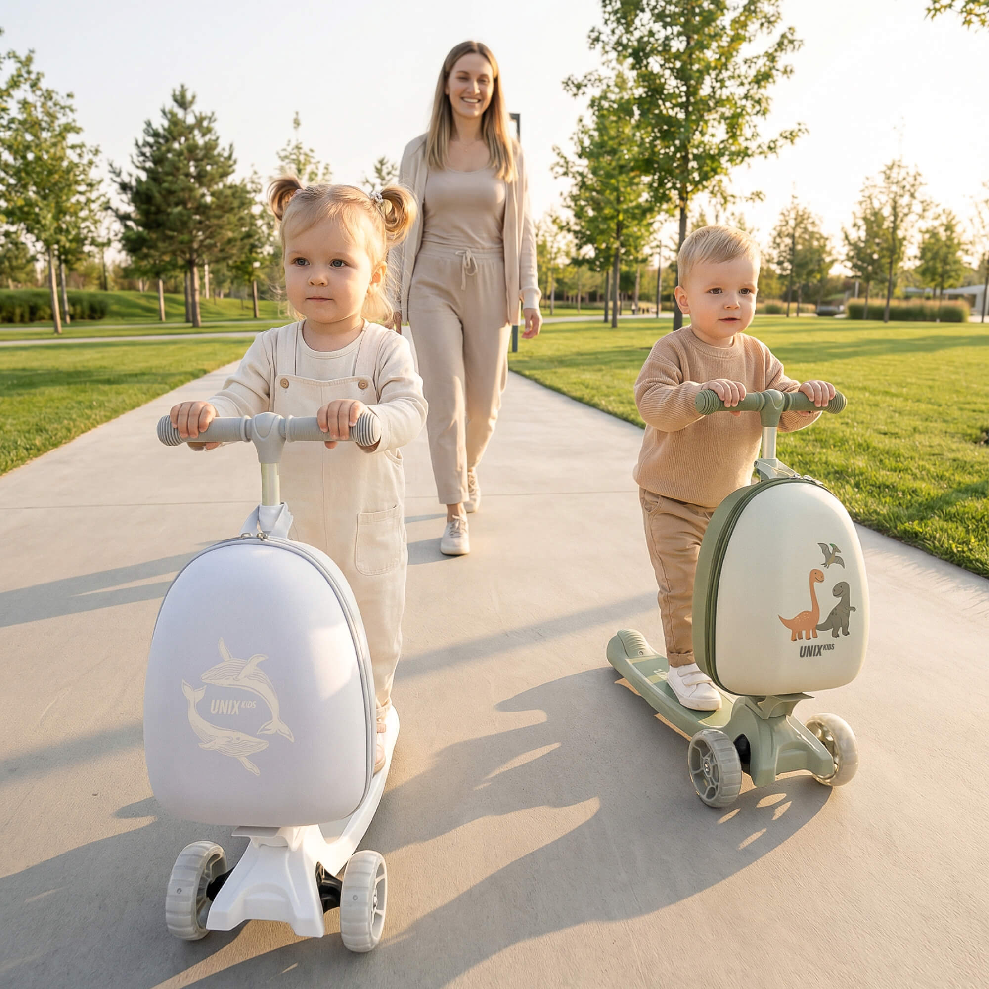 Самокат UNIX Kids трехколесный - фото 24
