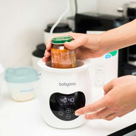 Подогреватель- стерилизатор Babyono для бутылочек HONEY белый Natural Nursing
