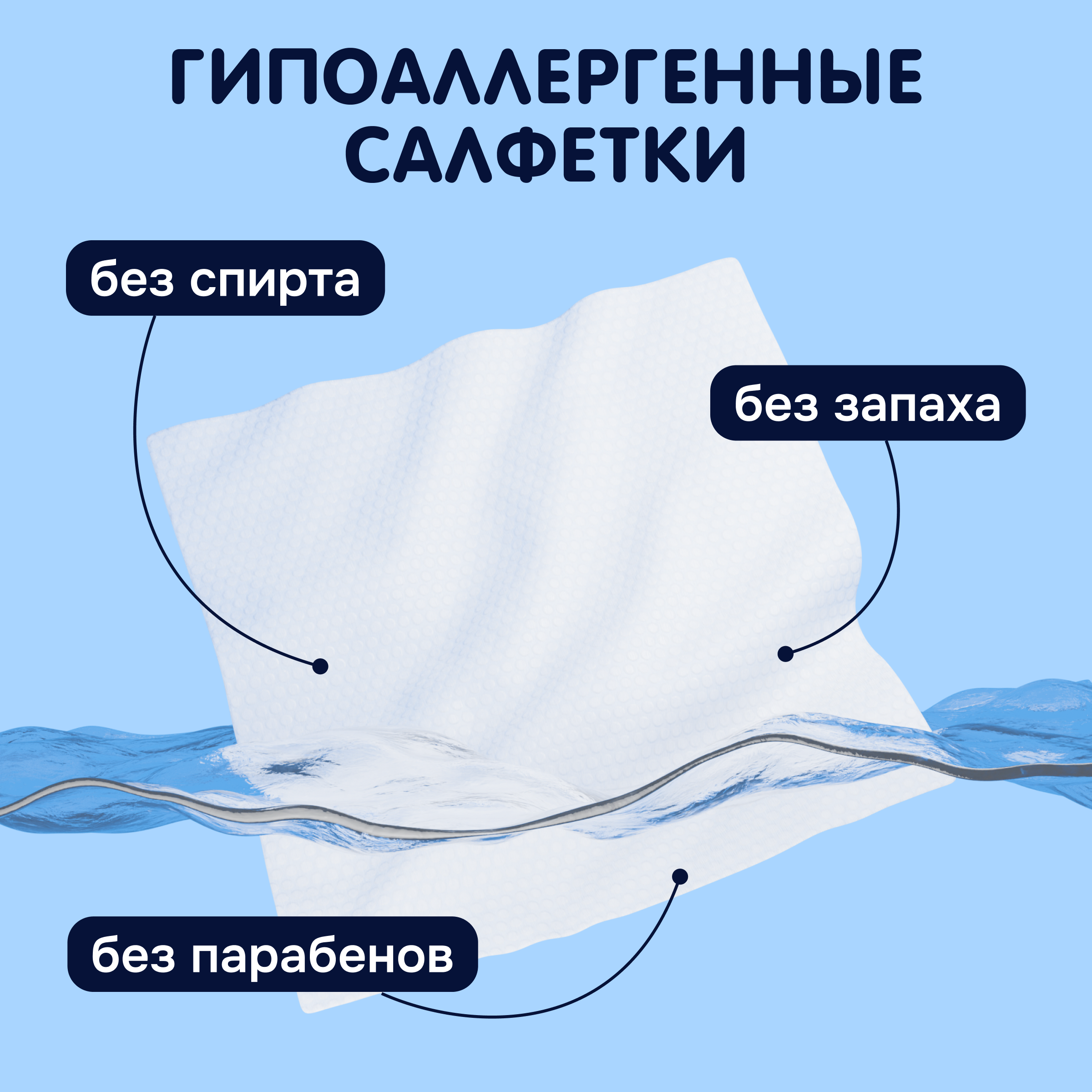 Влажные салфетки Momi 6 упак. 96 шт. - фото 4